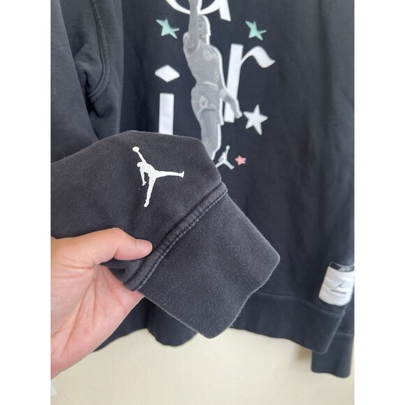 Nike Air JORDAN Sport DNA Pullover Hoodie Sz XL DM1410-010 black 23 sweatshirt - Picture 7 of 13